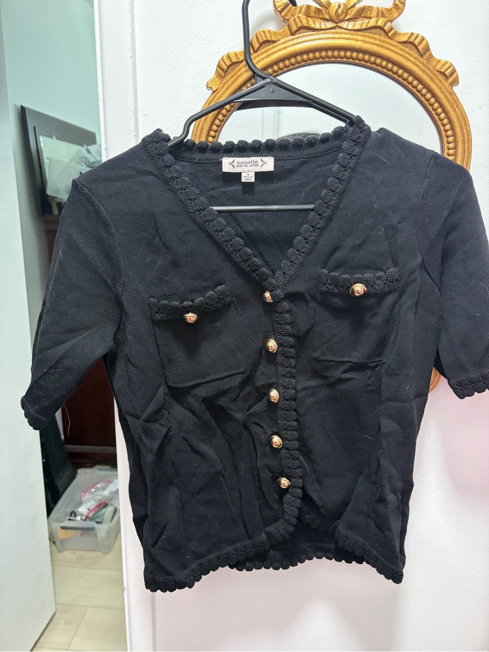 Nanette Lepore knit short sleeve top